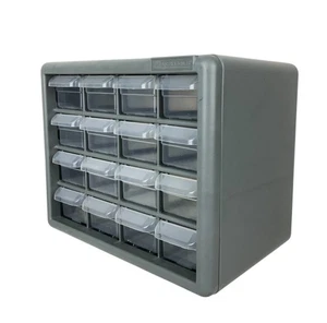 Akro-Mils 16-Drawer Plastic Drawer Storage Cabinet Small Objects Organization - Picture 1 of 5