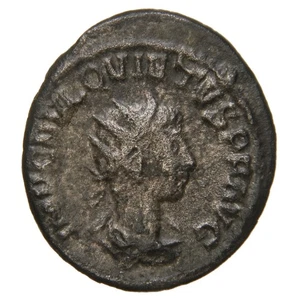 IMPERIO ROMANO - 260-261 BI Antoniniano - Quietus - Júpiter - ¡Usurpador raro! - Imagen 1 de 2