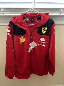 Scuderia Ferrari Formula One F1 Team Puma Softshell Jacket Mens M Slim Fit - Picture 1 of 12