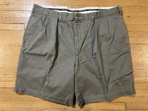 Vintage Polo Ralph Lauren plissierte Tyler Shorts Herren Größe 42 grün Chino 9" - Bild 1 von 6