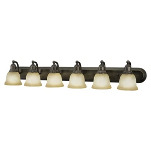 Vaxcel Lighting LS-VLD106 Bronze Lasalle 6-Light Bathroom Vanity Light - Picture 1 of 5