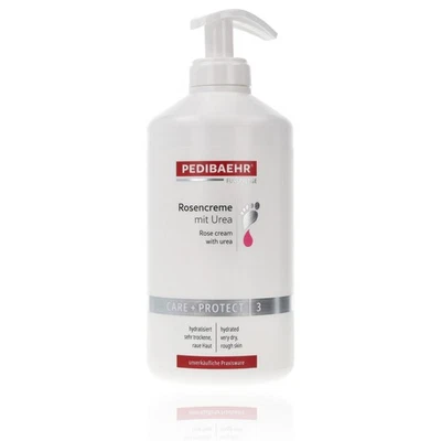 GUSTAV BAEHR GMBH Pedibaehr pflegende & duftende Fußcreme Rosencreme m. Wildrosen-Öl 500ml Spender