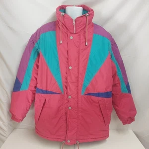 MCKEES Ski Schnee Jacke Weste Kapuze VINTAGE 90er Piumino Daunen XL RAR - Bild 1 von 24