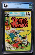 DENNIS THE MENACE #1 1st Marvel Appearance/Series 1981 Hank Ketchum CGC NM+ 9.6