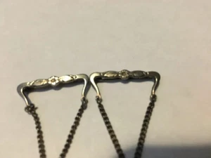 Vintage Art Deco Sterling Silber Kleiderclip - Bild 1 von 10