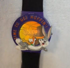 Looney Tunes Bugs Bunny & Elmer Fudd 3D Watch 1993 - Picture 1 of 3