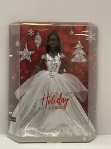 Holiday Barbie 2021 Signature African American Silver Gown Factory Sealed MINT - Picture 1 of 5