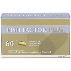 Fish Factor Plus Integratore Omega 3 60 Perle Grandi - Foto 1 di 1