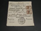 Latvia 1935 Dzukste parcel card *38512