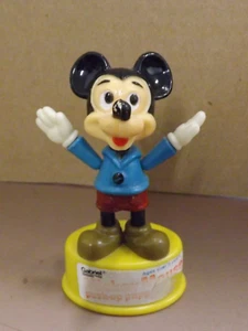 Vintage 1977 Walt Disney Mickey Mouse Push Up Puppets Works - Picture 1 of 7