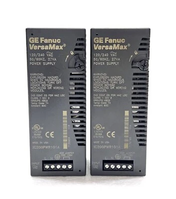 GE FANUC VERSAMAX IC200PWR101A POWER SUPPLY MODULE 120/240 VAC (LOT OF 2) - Image 1 of 4