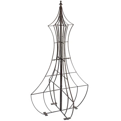 Obelisco de jardín H Potter - Enrejado de hierro forjado de 6 pies para escalar enredaderas y flores Foto 1 de 4