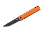 Fox Knives Chnops Aluminium Orange Taschenmesser Becut Liner Lock  ✔️ 01FX953