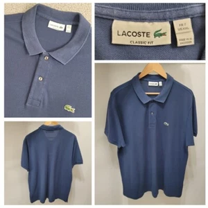 Camisa Polo Lacoste Calce Clásico Para Hombre XXL 2XL Azul Marino Manga Corta 7 Excelente - Imagen 1 de 18