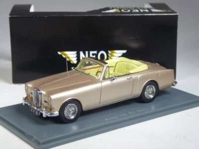(KI-07-37) Neo Scale Models 43421 Alvis TE 21 DHC gold metallic in 1:43 in OVP - Bild 1 von 2
