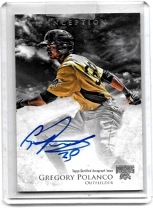 Gregory Polanco 2013 Bowman Inception certificado autógrafo novato - Imagen 1 de 1