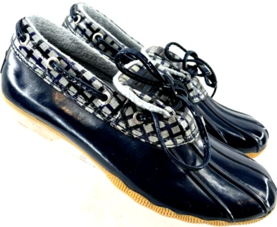 Sperry Top-Sider 9045212 Azul Marino Impermeable Goma Pato Botas Zapatos Para Mujer 7 Foto 1 de 4
