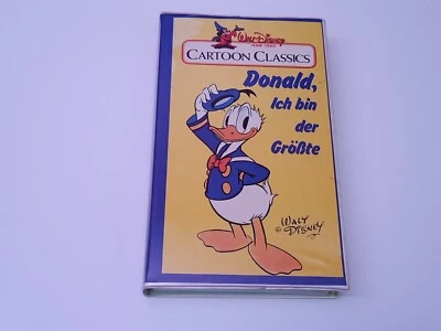 Donald Duck, ich bin der Größte VHS German PAL Walt Disney Video Cartoon Classic - Bild 1 von 4