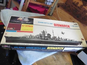 Raro acorazado alemán Bismarck 1/450 Hasegawa 1193-2 Japón no A 7:1000 - Imagen 1 de 9