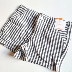 Gymboree Girls sz 10 “Animal Party” Striped Shorts NWT - Picture 1 of 3