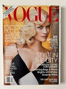REESE WITHERSPOON * NATALIA VODIANOVA May 2011 VOGUE MAGAZINE Egg Freezing Tech - Picture 1 of 17