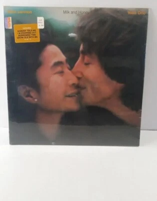 SEALED John Lennon/Yoko Ono-Milk and Honey Vinyl LP Record 1984 w/ Hype Sticker - Image 1 of 4