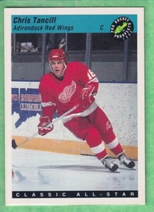 1993 Classic Pro Hockey Prospects #20 Chris Tancill Detroit Red Wings Pre Rookie