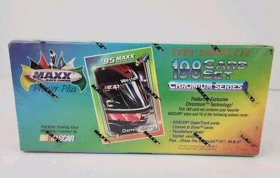 1995 Nascar Maxx Race Cards Premier Plus 198 Card Set Chrome Series  - Image 1 of 4