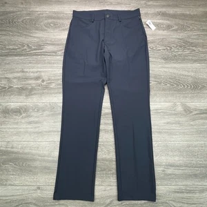 Old Navy Pants Mens 31x30 Navy Slim Tech Hybrid Active Stretch Chinos Minimalist - Picture 1 of 14