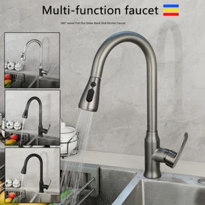 Grifo de cocina fregadero pulverizador de palanca única mezclador grifo plataforma de resorte montado - Imagen 1 de 49