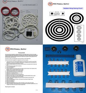 1987 Data East Laser War Pinball Tune-up Kit - aka Lazer War - Picture 1 of 2