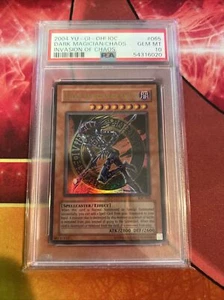 2004 Yugioh Dark Magician of Chaos IOC-065 PSA 10 Gem Mint Unlimited Print - Picture 1 of 2