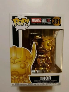 FUNKO POP! MARVEL STUDIOS - THOR (CHROME) 381 - Picture 1 of 2