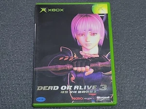Microsoft XBOX Dead Or Alive 3 Retro Game Korean Version for MS Console Video - Picture 1 of 6
