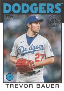 2021 Topps Update Baseball '86 Topps #86B-33 Trevor Bauer - Picture 1 of 2