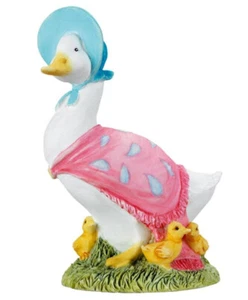 Beatrix Potter Mini Figurine - Jemima Puddle Duck with Ducklings - Picture 1 of 2