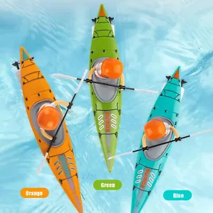 Kids RC Boat Toy - LED Paddle, Waterproof, 2.4GHz, for Lake, River, Pool - Picture 1 of 27