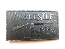 Winchester Repeating Arms New Haven Conn Belt Buckle Rifle Vintage