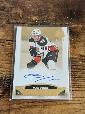 2019-20 Upper Deck The Cup Gold Spectrum Foil /36 Max Jones #78 Rookie Auto RC - Image 1 of 2