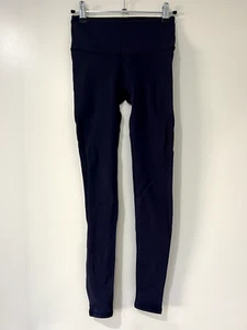 Lululemon Women's Athletic Leggings Pants Blue Size CAN4-AUS8 - Picture 1 of 9