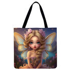 little angel-Large Capacity Linen Tote Bag
