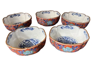 Platos laterales de porcelana Imari Ware japoneses vintage (5), alrededor de la década de 1950 - Imagen 1 de 4