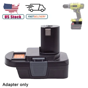 Adapter For Milwaukee 18V Li-ion Battery To For Ryobi 18v Power Tool w/USB Port - Picture 1 of 8