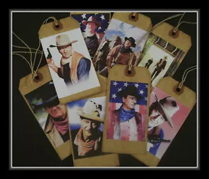 JOHN WAYNE - THE COWBOY - SET #1 - PRIMITIVE HANG TAGS - COLLECTIONS - Bild 1 von 4