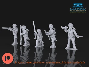 AWI Continental Light Dragoons Dismounted - Picture 1 of 4