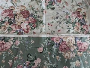 6+ yds Cyrus Clark Walton Rose Chintz Upholstery Fabric Granny Country Cottage - Picture 1 of 6