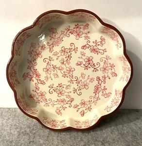 Temptations Scalloped Edge Deep Dish Pie Dish # 2287 - Picture 1 of 3