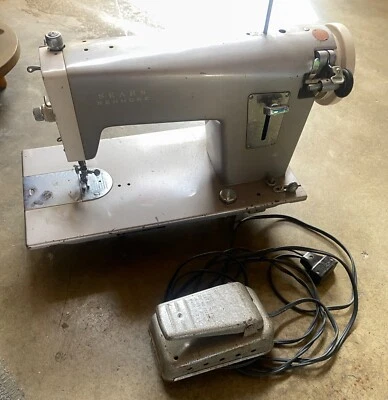 Vintage Sears Kenmore Sewing Machine 148.295 w/Foot Pedal Plus More Please Read - Image 1 of 4