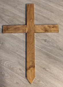 Friedhofskreuz aus Holz - Bild 1 von 1