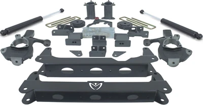 Kit de elevação MaxTrac K941370 7" compatível com braços de controle de aço fundido 2014–16 Silverado 1500 - Imagem 1 de 4